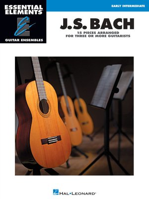 cover image of J.S. Bach--15 Pieces Arranged for Three or More Guitarists